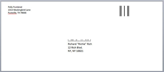 create mailing multiple envelopes in word for mac